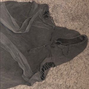 American Eagle Cropped Hoodie